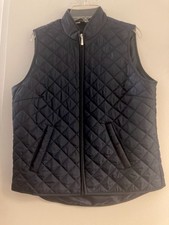 Novo Colete Feminino Karen Scott Azul Marinho Acolchoado Forrado MP Pequeno comprar usado  Enviando para Brazil