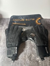 Luvas de goleiro Elite pretas solo - Preto tamanho 8 comprar usado  Enviando para Brazil