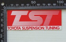 PEGATINA DE BICICLETA DE COLECCIÓN TST TOYOTA SUSPENSIÓN TUNING PUBLICIDAD COCHE segunda mano  Embacar hacia Mexico