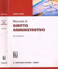 Manuale diritto amministrativo usato  Italia