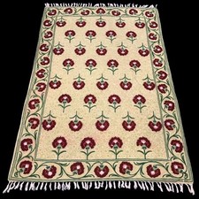Floral rug hand for sale  ROMFORD