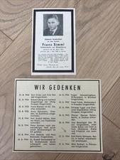 Sterbebild italien 1945 gebraucht kaufen  Marktoberdorf
