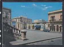 Cartolina alezio piazza usato  Italia