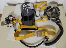 Arnés y máscara Scott Air-Pak II Presur-Pak II SCBA bombero bomberos equipo de rescate segunda mano  Embacar hacia Mexico