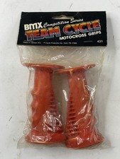 Vintage NOS Team Cycle BMX Moto Cross Grips Laranja Competition Series Selado comprar usado  Enviando para Brazil