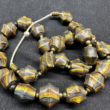 Usado, Colar longo africano exclusivo vintage estilo veneziano contas de vidro comprar usado  Enviando para Brazil