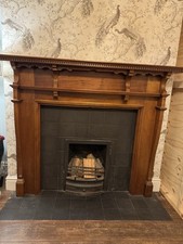 Victorian wooden fire for sale  LIVERPOOL