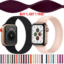 Pulseira Solo Loop para Apple Watch Series 7 6 5 4 3 2 1 SE tamanho XS S M G XL comprar usado  Enviando para Brazil