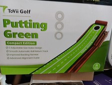 Putting Green - Tapete de golfe para ambientes internos/externos, tapete de prática de golfe com Au comprar usado  Enviando para Brazil