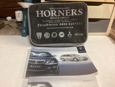 Rover car brochure for sale  MANCHESTER