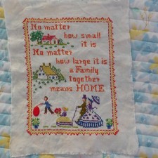 Vintage cross stitch for sale  Rutland