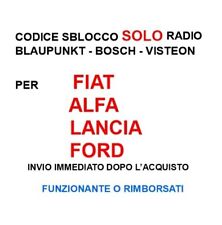 Codice sblocco radio usato  Ferrara