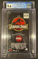 CGC 9.6 Jurassic Park Movie, Seal Grade A+ Steven Spielberg (VHS, 1997) comprar usado  Enviando para Brazil