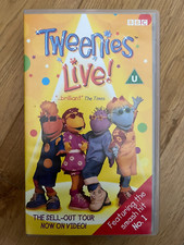 Tweenies live vhs for sale  BRENTWOOD