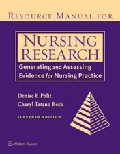 Resource Manual for Nursing Research: Generating and Assessing Evidence for segunda mano  Embacar hacia Mexico