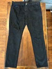 Calça jeans masculina Robert Graham 42x33 preta Kipling ajuste sob medida comprar usado  Enviando para Brazil