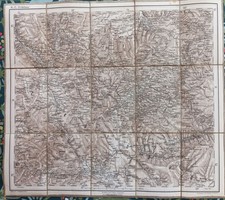 1881 carte entoilée d'occasion 1881 carte entoilée d'occasion  Pomarez