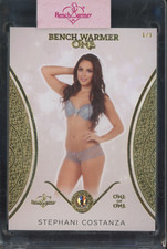 2023 Bench Warmer One Gold Foil #165 Stephani Costanza 1/1 Gem comprar usado  Enviando para Brazil