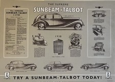Talbot supreme sunbeam for sale  AMERSHAM