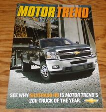 Folheto de vendas 2011 Chevrolet Silverado HD Motor Trend Truck of the Year 11 comprar usado  Enviando para Brazil