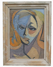 Tableau peinture portrait d'occasion  Nancy-