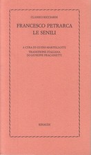 Senili petrarca einaudi usato  Parma