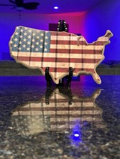 Usa shaped rustic for sale  Pittsburg