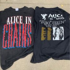 Camiseta unissex preta algodão Alice In Chains Tour 1991 P-5XL masculina feminina VN1072, usado comprar usado  Enviando para Brazil