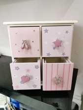 Pink wooden trinket for sale  RAMSGATE