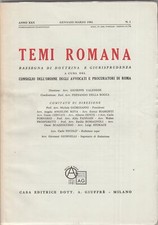 Temi romana. rassegna usato  Italia