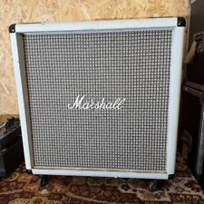 Gabinete amplificador de baixo reto vintage década de 1980 Marshall branco 4x12 G12T-75 comprar usado  Enviando para Brazil