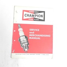 SERVICIO MANUAL DE SERVICIO Y COMERCIALIZACIÓN BUJÍAS CHAMPION VINTAGE AÑOS 50 segunda mano  Embacar hacia Mexico