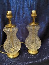 Stuart crystal lamps for sale  PETERBOROUGH