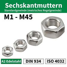 Sechskantmuttern edelstahl m10 gebraucht kaufen  Lübbecke