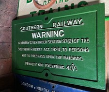 Southern railway warning for sale  GREENHITHE