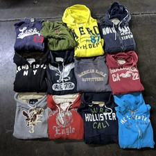 Moletom Vintage Atacado Lote 12 Gráficos Anos 00 Pacote Y2K Hollister American AE, usado comprar usado  Enviando para Brazil