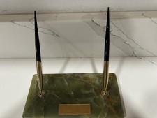 Conjunto de mesa Sheaffer vintage - Canetas-tinteiro duplas - 14K novo na caixa e icônico ponto branco - EUA comprar usado  Enviando para Brazil