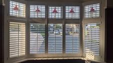 Window shutters angled for sale  DERBY