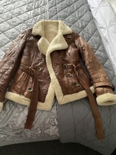 Real sheepskin aviator for sale  SOUTH OCKENDON