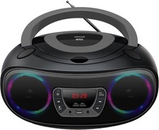 Używany, Boombox Denver TCL-212 Odtwarzacz CD Bluetooth USB MP3 FM AUX LED przenośny na sprzedaż  PL