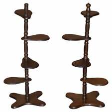 Pair hardwood whatnot for sale  PULBOROUGH