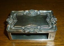 Solid silver matchbox for sale  CRANLEIGH