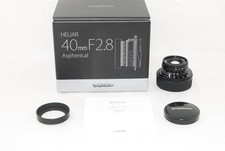 Voigtlander Heliar 40Mm F2.8 Asférica Vm Pintura Preta com Caixa Original, usado comprar usado  Enviando para Brazil