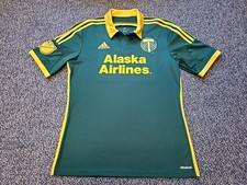 Camiseta de futebol Portland Timbers tamanho médio Adidas Climacool Alaska Airlines, usado comprar usado  Enviando para Brazil