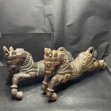 Pair antique carved for sale  ONGAR