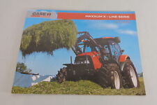 Prospectus/Brochure Case IH Tractor Maxxum X - Line Series 100X - 140X V.6 / segunda mano  Embacar hacia Mexico