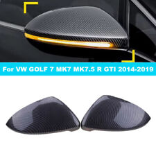 Para VW GOLF 7 MK7 MK7.5 R GTI 2014-2019 Espelho Retrovisor Lateral Tampa Asa Acabamento comprar usado  Enviando para Brazil