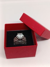 Anello moisanite gra usato  Roma