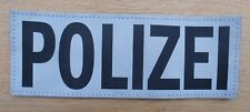 Rückenschild polizei klett gebraucht kaufen  Eichwalde