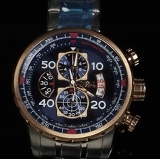 NOVO Relógio Invicta Aviator Masculino Banhado a Ouro Rosa 18K Mostrador Azul Tachy S.S Chrono comprar usado  Enviando para Brazil